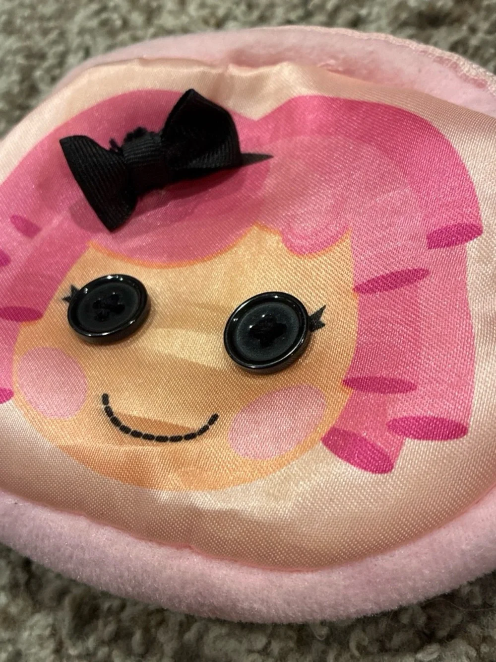 Pink Plush Kids Coin Purse LalaLoopsy